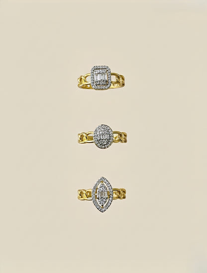 Royal Glamour Crystal Ring