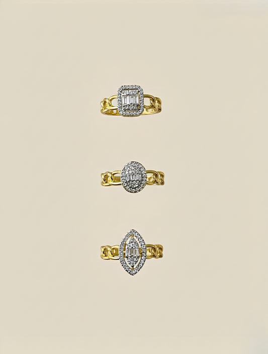 Royal Glamour Crystal Ring