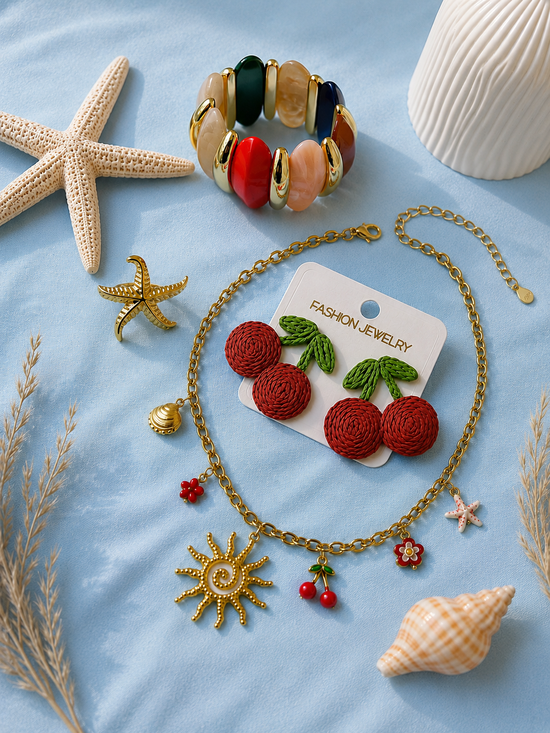 Vibrant Summer Charm Set