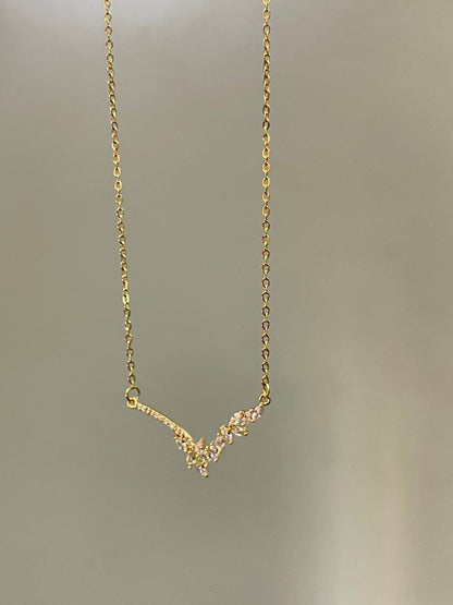 Radiant Crystal Drop Necklace