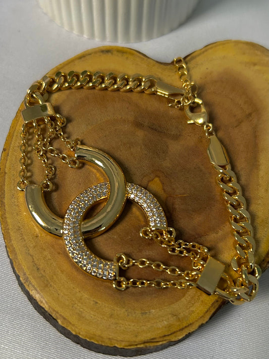 Sparkle Interlock Bracelet