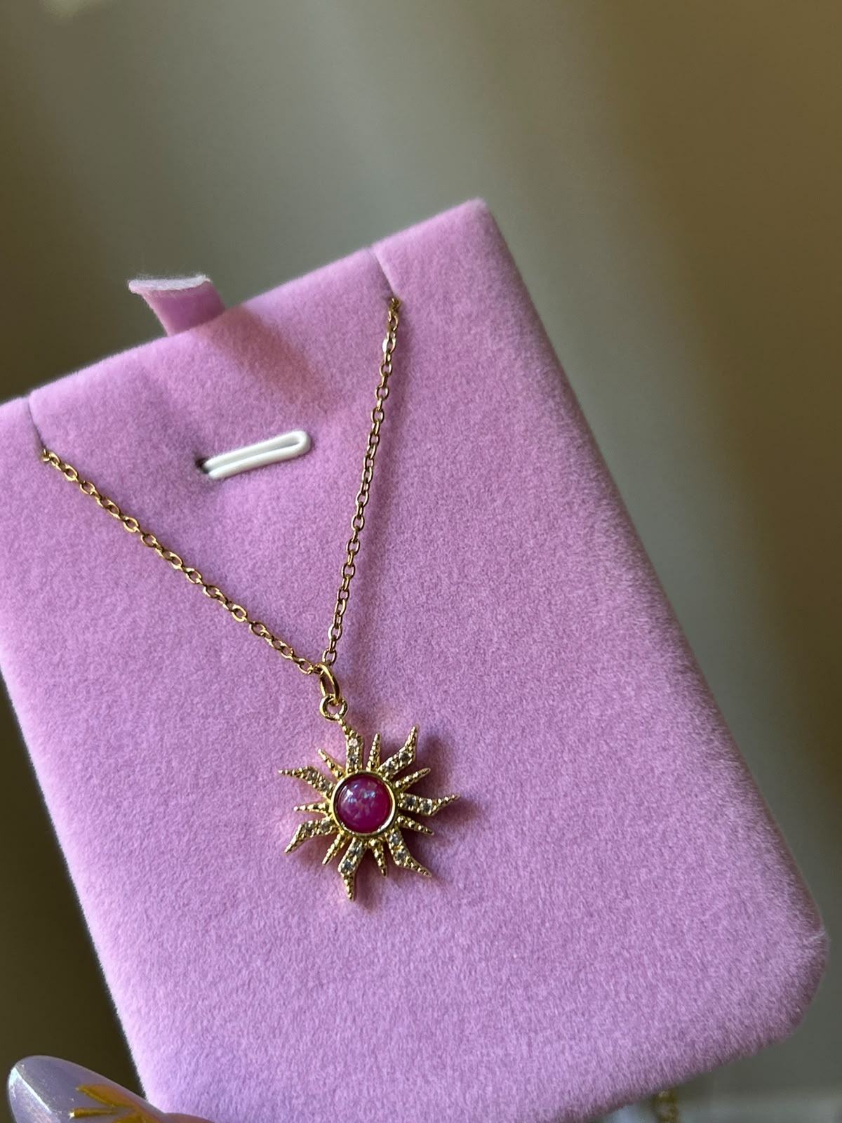 Rapunzel Golden Sun Necklace