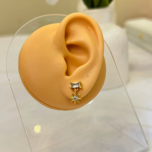Celestial Baguette Star Piercing