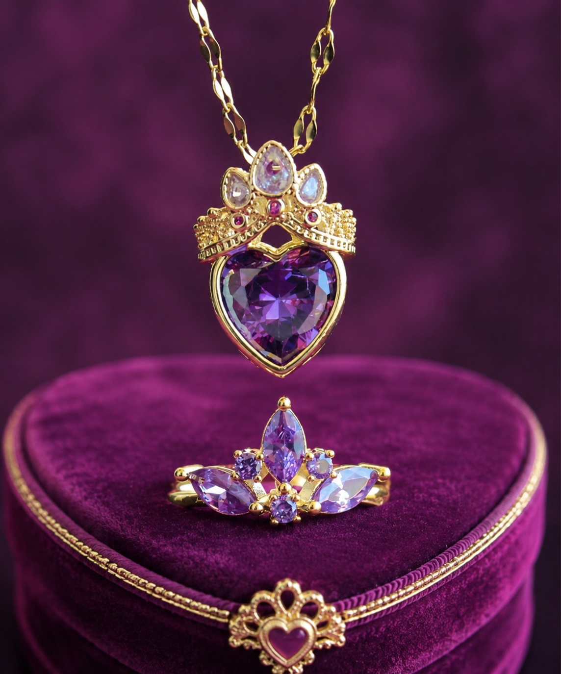 Rapunzel Tiara Jewelry Set