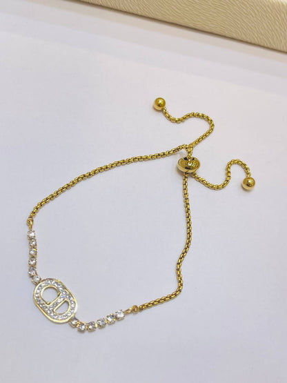 Radiant Crystal Medallion Bracelet