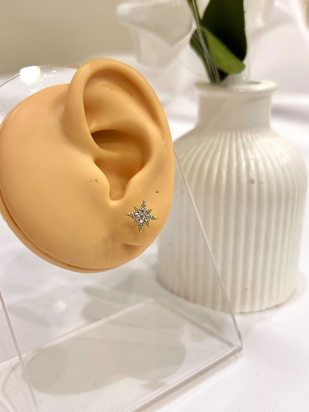 Pavé Crystal North Star Piercing