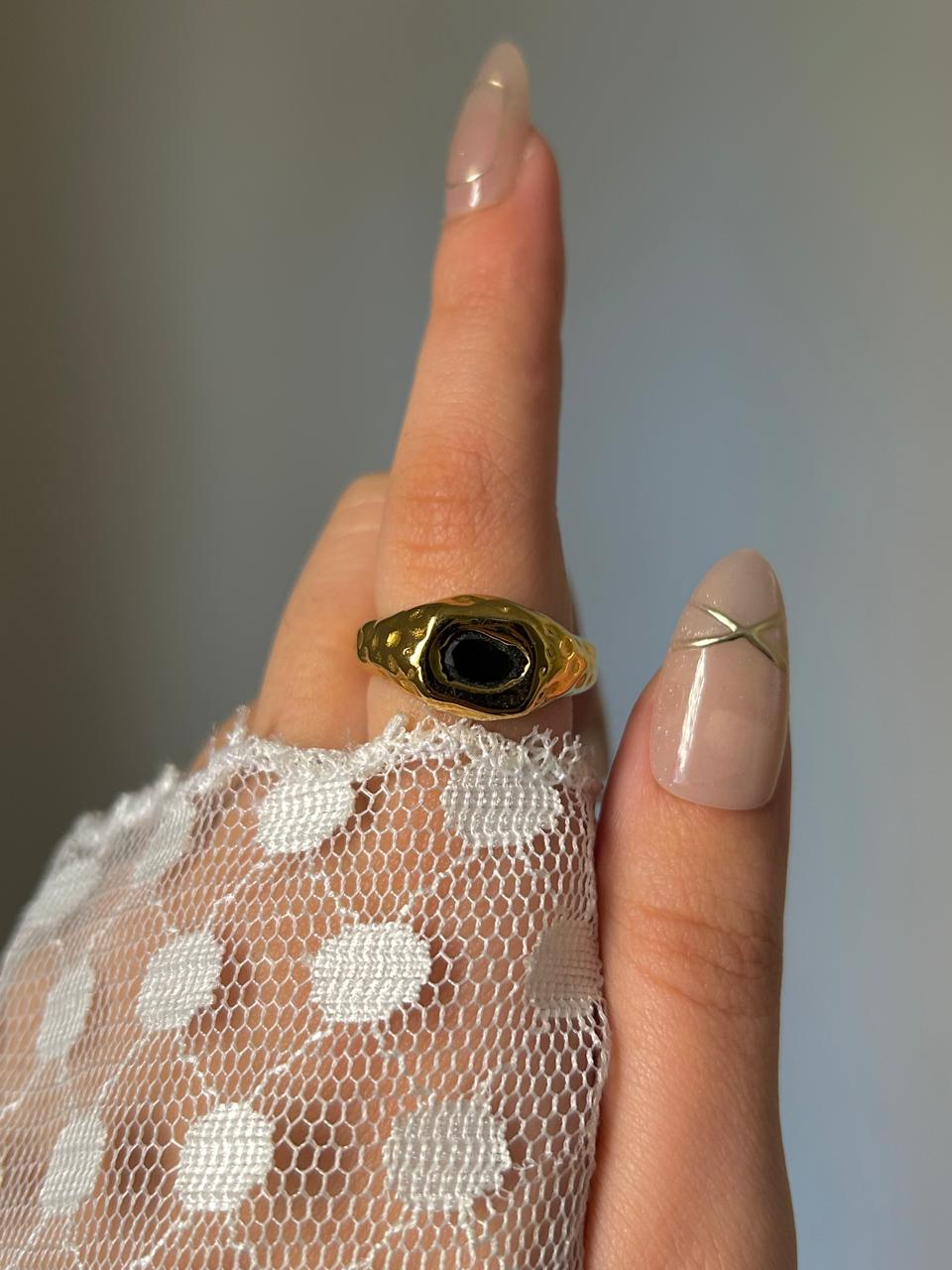Golden Gaze Ring