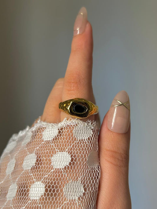 Golden Gaze Ring
