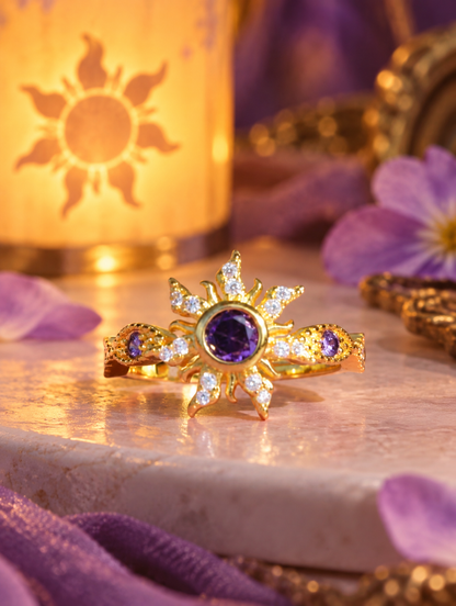 Glowing Rapunzel Sun Ring
