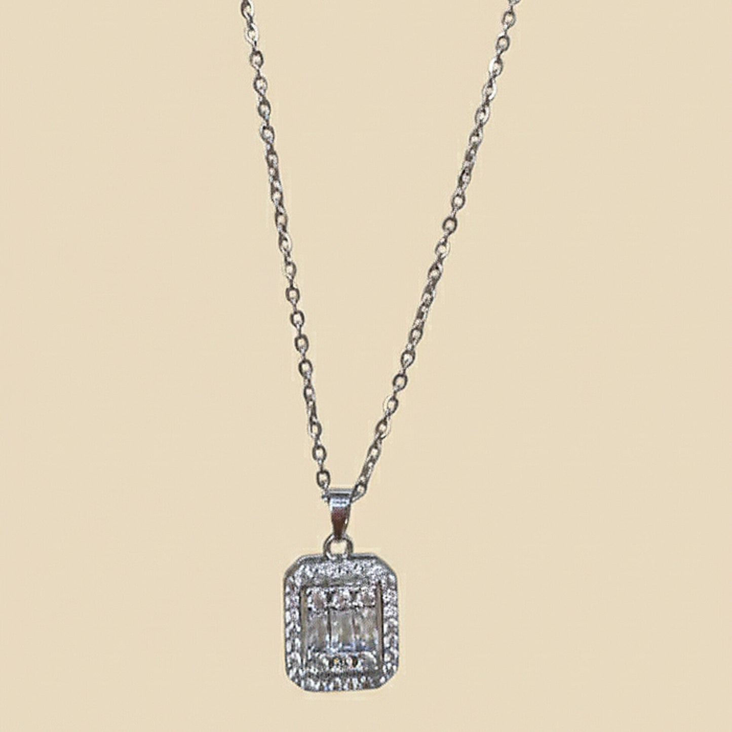 Radiant Square Pendant