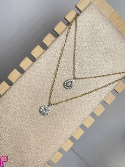 Sparkling Duet Necklaces