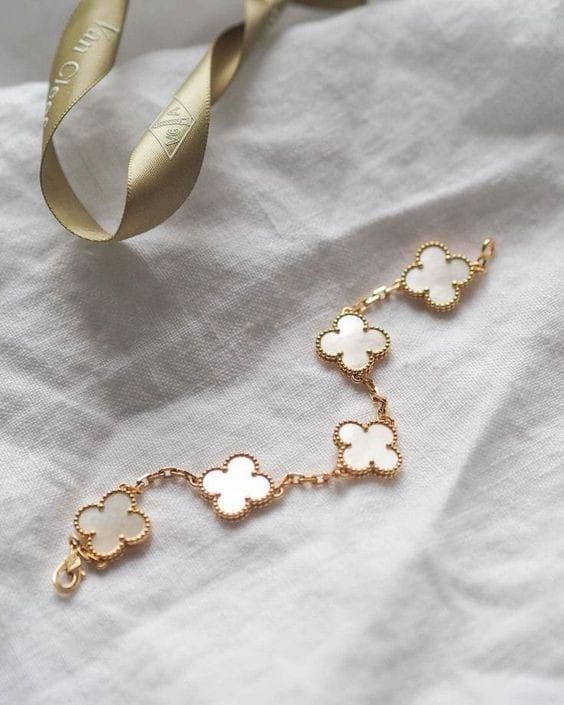 Four-Leaf Clover Charm Bracelet
