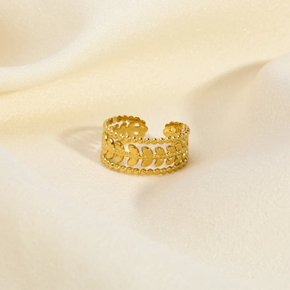 Golden Laurel Leaf Band