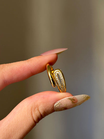 Sparkling Spiral Cuff Set