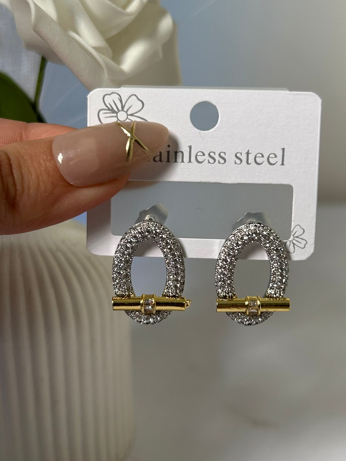Modern Two-Tone Hoops