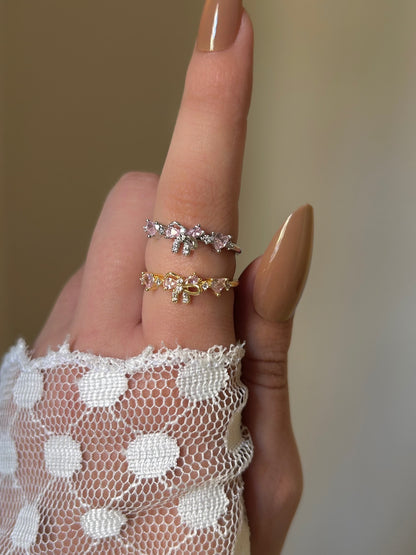 Delicate Bow Rings