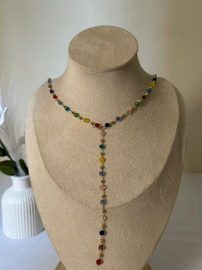 Vibrant Cascade Lariat