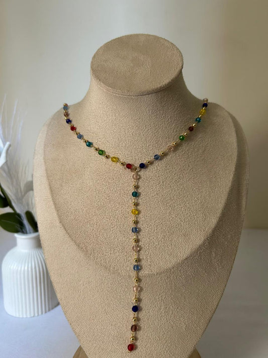 Vibrant Cascade Lariat
