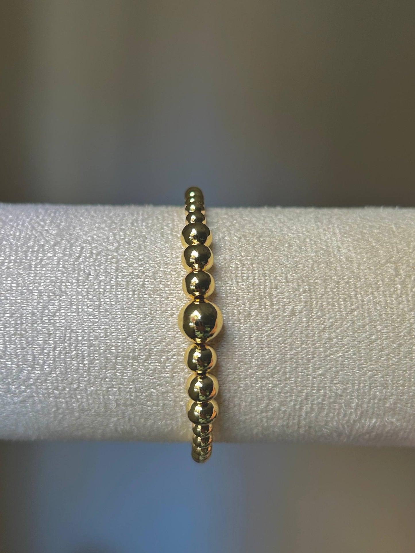 Polished Orb Bangle