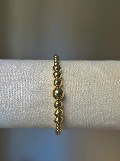 Polished Orb Bangle