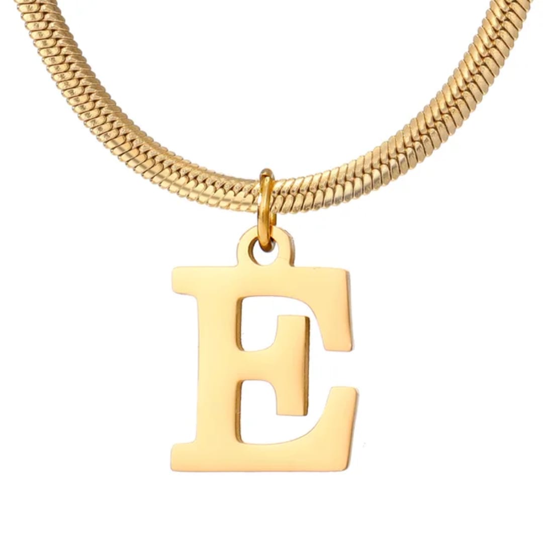 Golden letters Necklace