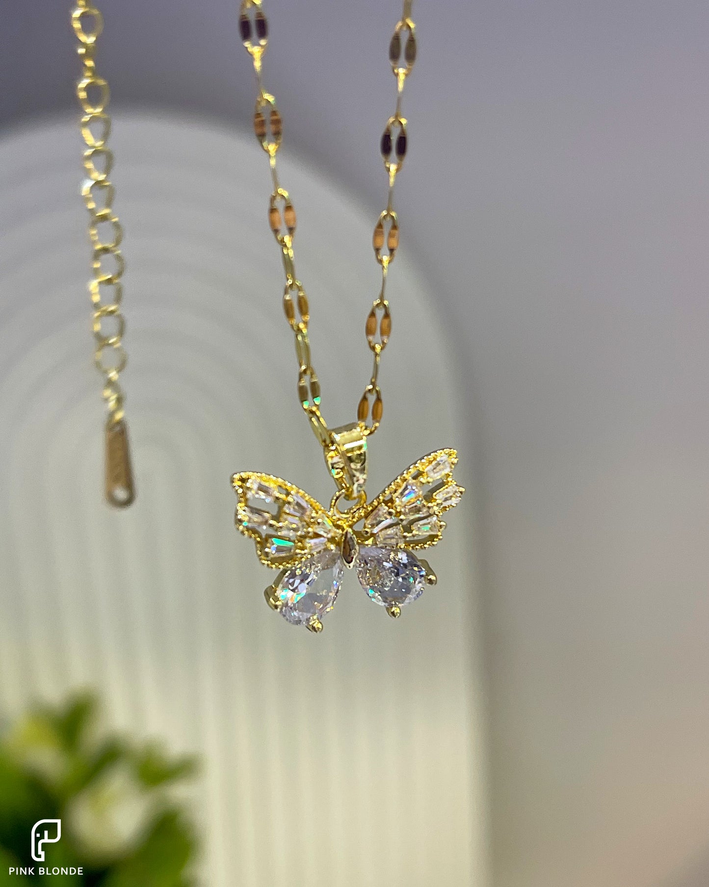 Golden Butterfly Necklace