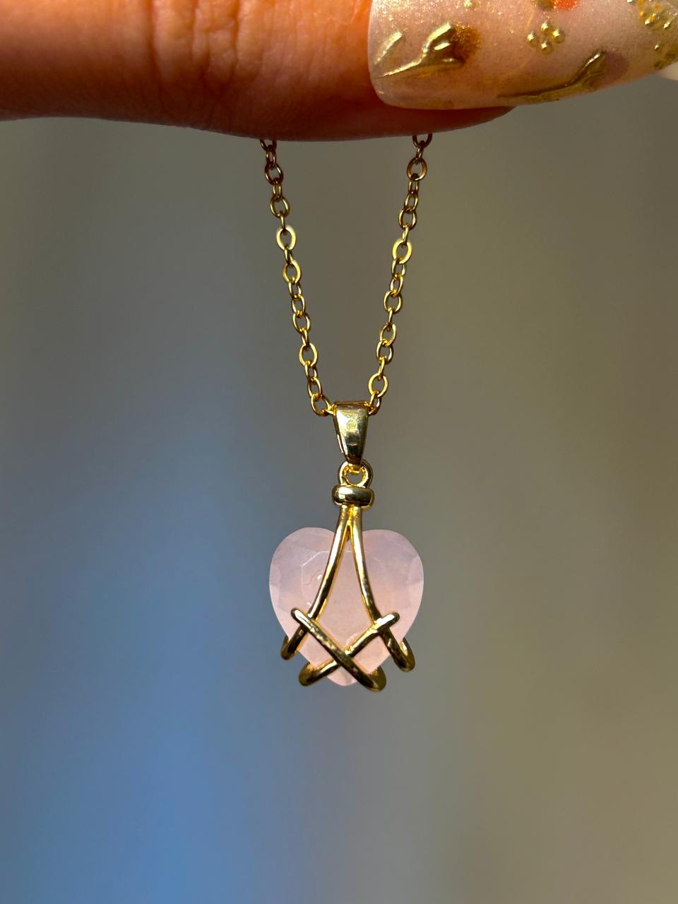 Diamond Castle Heart  Necklaces