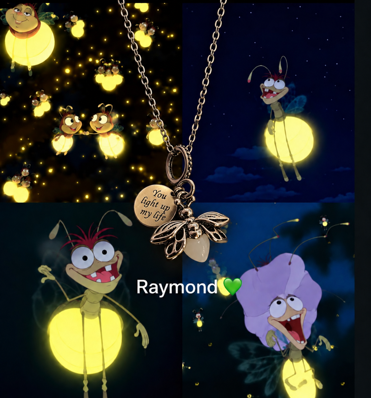 Ray's Firefly Glow Necklace