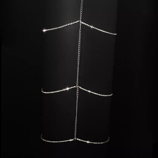 Rhinestone Body Draping