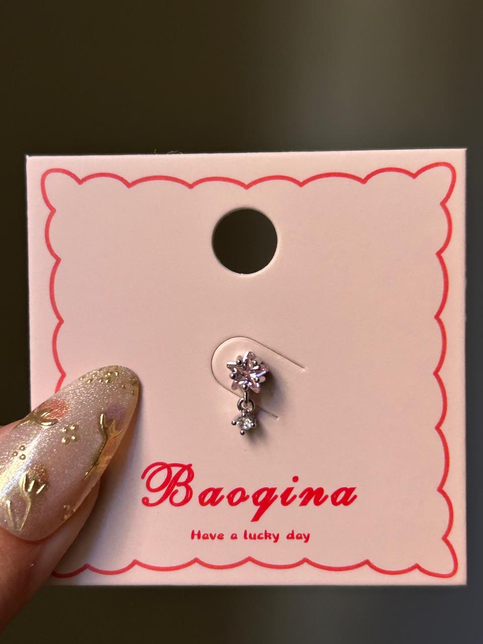 Sparkling Star Dangle Piercing